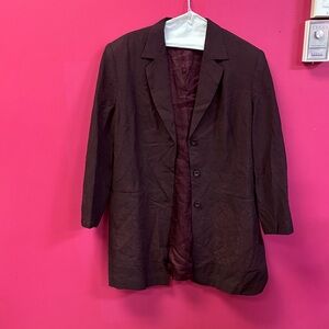 Elegant Men's Dark Brown Trench Coat